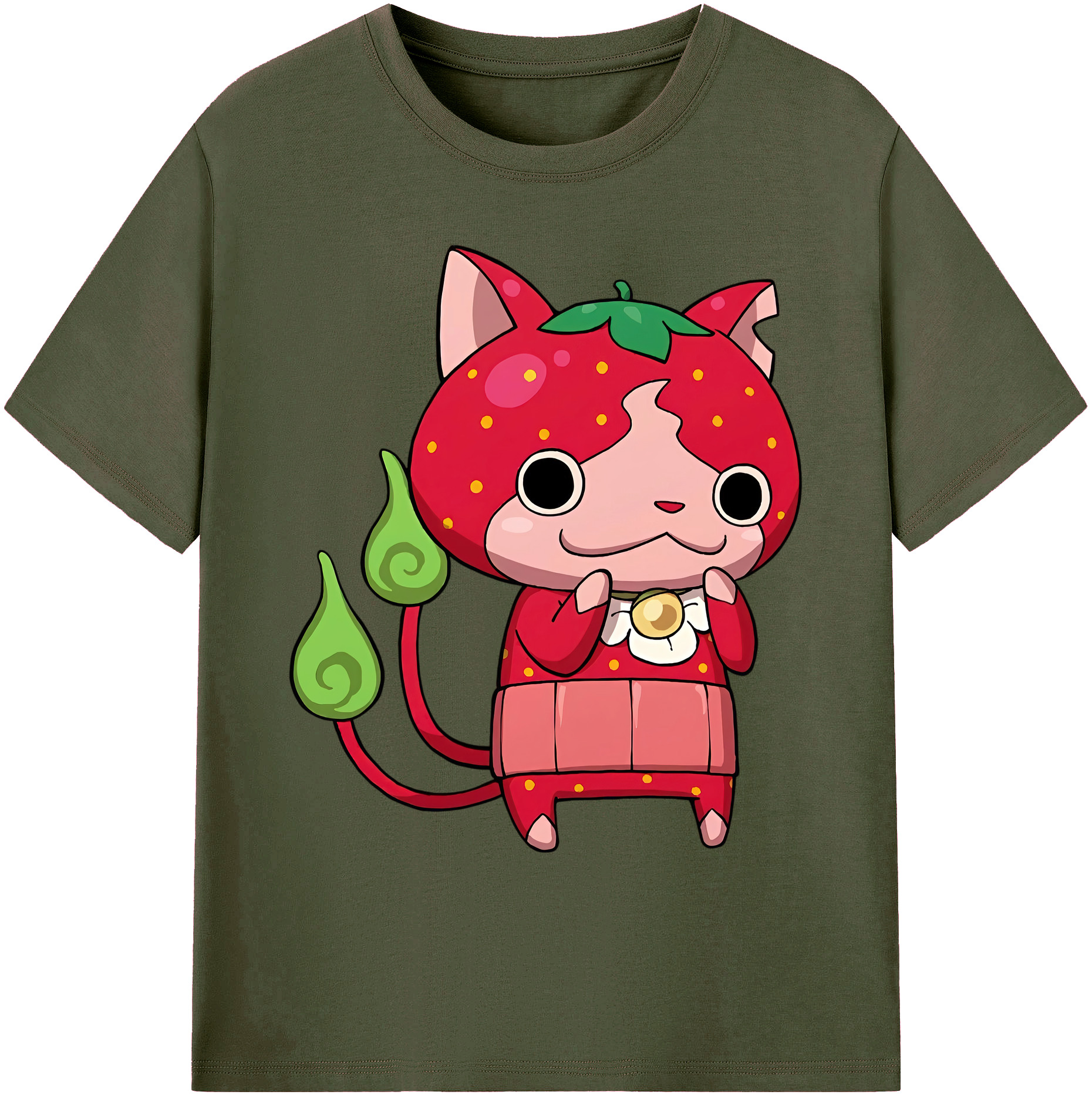 （画像用） 妖怪ウォッチ Yo-kai Watch 綿100％ メンズ半袖Tシャツ｜肌触りやわらか＆通気性